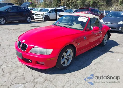 2000 BMW Z3 2.3 from USA, damaged, VIN 4USCH934XYLG04459
